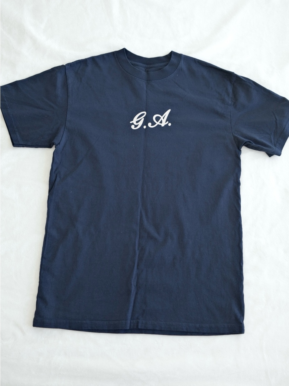 Gracie Abrams Official GA Logo Deep Navy Blue Short Sleeve Tee S